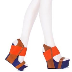 United Nude Geisha Hi Sandal Wedges